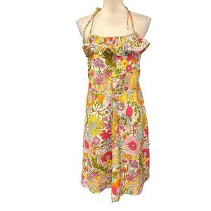 Target Liberty of London Dress Womens S Floral Chiffon Ruffle Mini Vacation